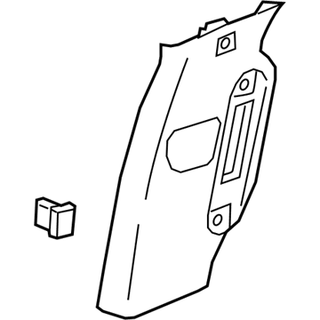 Chevy 84496292 Upper Center Pillar Trim