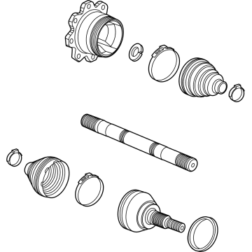 Chevy Silverado 2500 HD Axle Shaft - 86506639