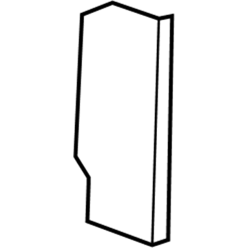GM 15208496 Side Baffle, Passenger Side