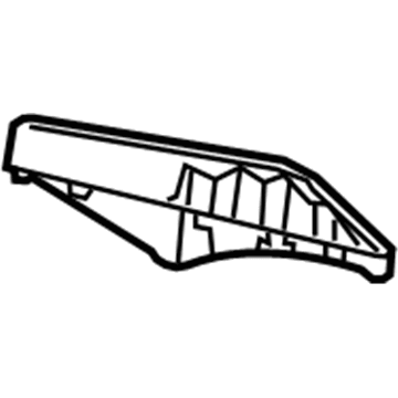 GM 23457638 Scoop, Blue, Rear Outer Driver Side