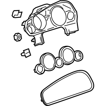 Buick 22878891 Cluster Bezel