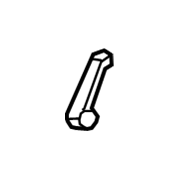 GM 20791585 Release Handle, Titanium, Driver Side