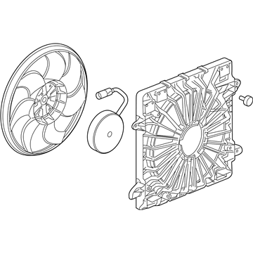 Buick Enclave A/C Condenser Fan - 85151156