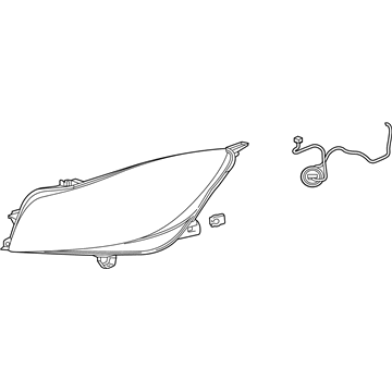 GM 13432980 Headlamp Assembly, Driver Side