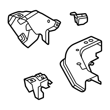 GM 85143770 Upper Tie Bar, Front Driver Side