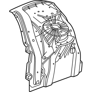 GM 85528467 Apron Assembly, Front Driver Side