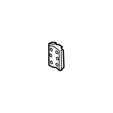 GM 85157006 Rail End Plate, Driver Side