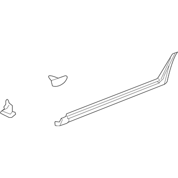 GM 19256956 Rocker Molding, Driver Side