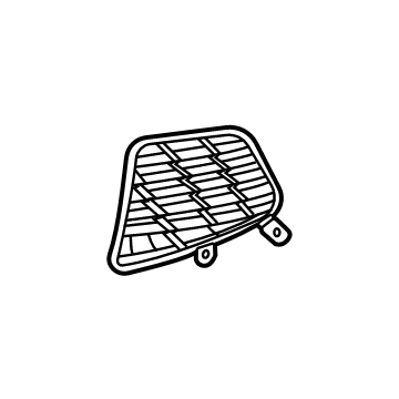 GM 84928450 Outer Grille, Rear Driver Side