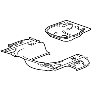 Chevy 22782450 Rear Floor Pan