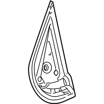 GM 25862772 Mirror Assembly Gasket, Rear Driver Side