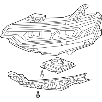 2020 Cadillac XT6 Headlight - 85000021