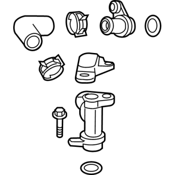 Buick PCV Valve Hose - 55510677