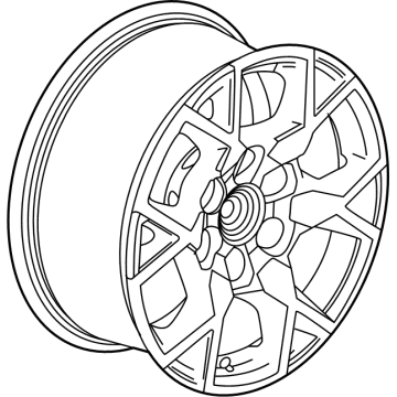 GM 84605417 Wheel, Alloy, Rear