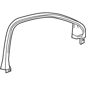 GM 84178949 Upper Trim, Front Driver Side