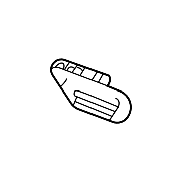 Chevy 42759637 Lower Quarter Trim Hold Down