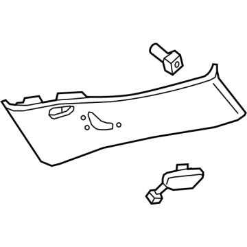 Chevy 42786172 Upper Quarter Trim