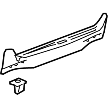 GM 15846164 Rear Sill Plate