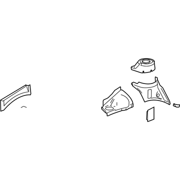 GM 25776798 Apron Assembly, Front Inner Driver Side