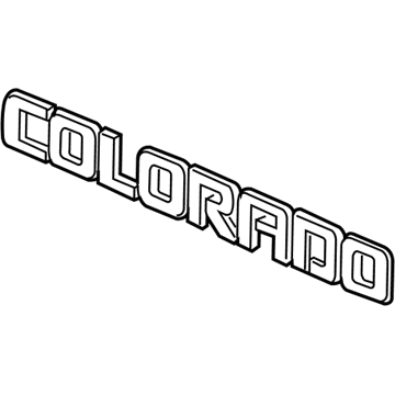 Chevy Colorado Emblem - 15805322