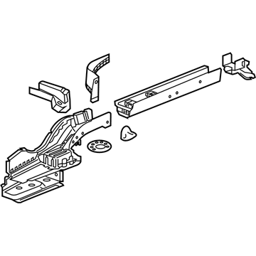 GM 23163732 Rear Rail Assembly, Driver Side