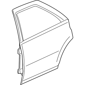 GM 25630702 Door Shell, Rear Passenger Side