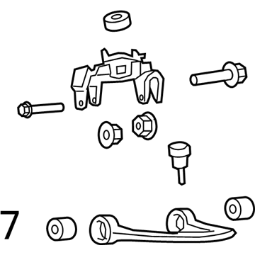 GM 25849158 Upper Control Arm, Passenger Side