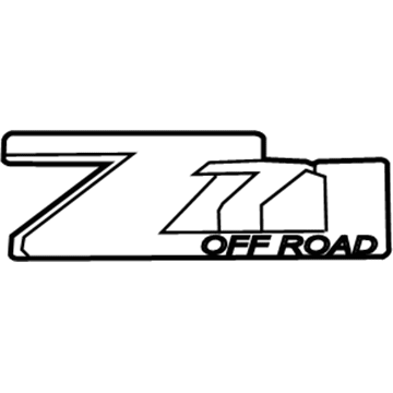 Chevy 84297542 Decal