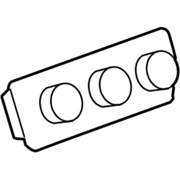 Saturn A/C Switch - 25974488