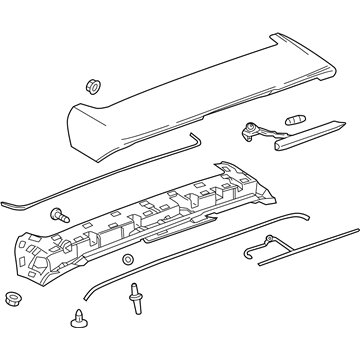 GM 42565355 Spoiler Assembly, Rear