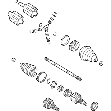 Oldsmobile Intrigue Axle Shaft - 26047914