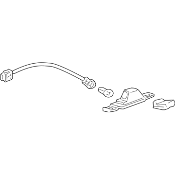 GM 22689715 License Lamp, Rear