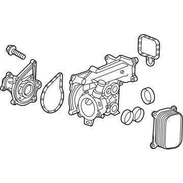 Buick 25204277 Water Pump Housing
