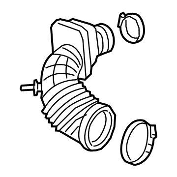 GM 84406084 Outlet Duct, Driver Side