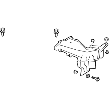 GM 84024039 Intake Duct, Front Driver Side