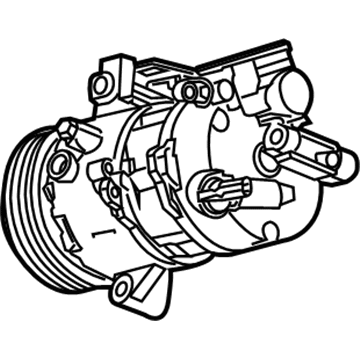 Cadillac A/C Compressor - 84493388