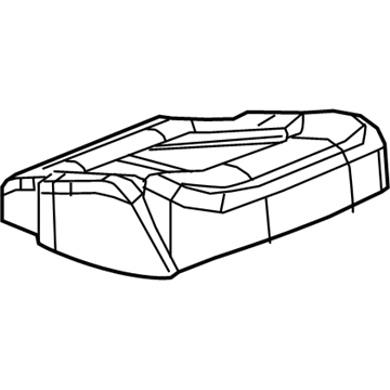 GM 84044692 Cushion Cover, Rear