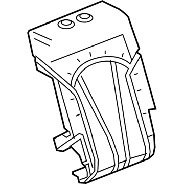 GM 23372959 Seat Back Pad, Rear