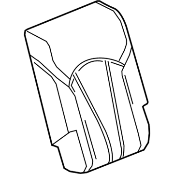 GM 84552297 Seat Back Cover, Rear
