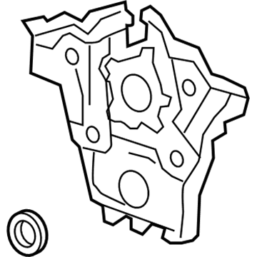 GM 12693557 Water Pump, Front