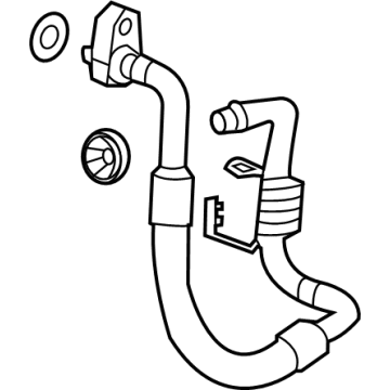 Chevy Silverado 2500 HD Automatic Transmission Oil Cooler Line - 85525392