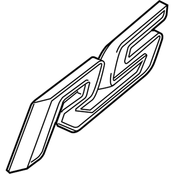 GM 84476107 Nameplate, Rear