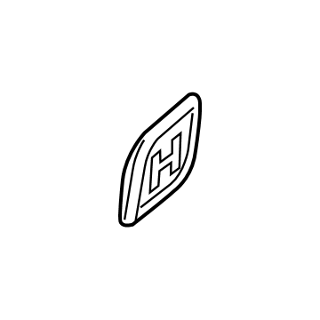 GM 23125923 Nameplate