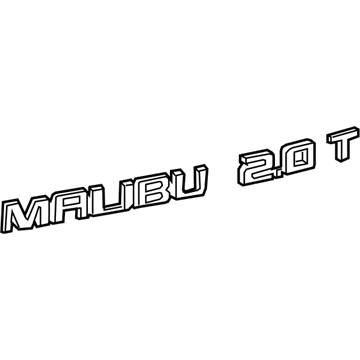 GM 23362186 Nameplate, Rear