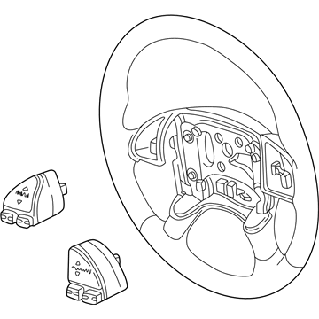 Pontiac Steering Wheel - 10323125