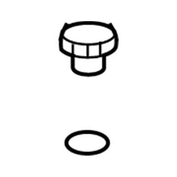 Pontiac 12573338 Filler Cap