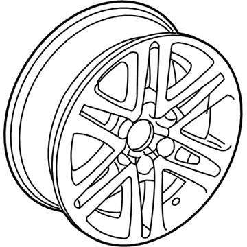 2014 Buick Enclave Spare Wheel - 9597952