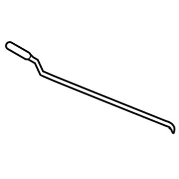 GM 22971513 Rod, Black, Driver Side
