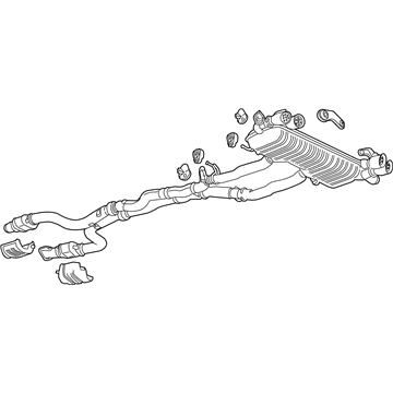 GM 19420252 Muffler & Pipe