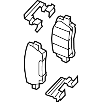 2020 Cadillac CT5 Brake Pad - 84945155